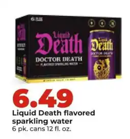 Hy-Vee Liquid Death Flavored Sparkling Water offer