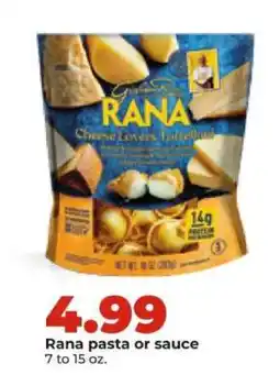 Hy-Vee Rana Pasta or Sauce offer