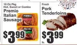 Key Food Premio Italian Sausage offer