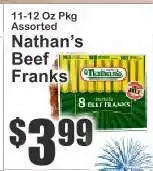 Key Food Nathan's Beef Franks offer