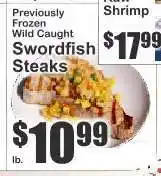 Key Food Swordfish Steaks offer