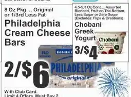 Key Food Chobani Greek Yogurt offer