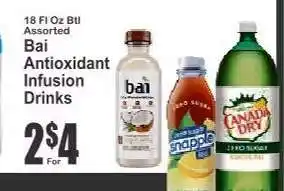Key Food Bai Antioxidant Infusion Drinks offer