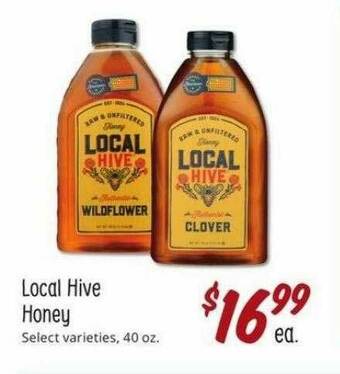 Sprouts Farmers Market Local Hive Honey offer