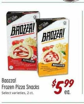 Sprouts Farmers Market Baozza! Frozen Pizza Snacks offer