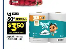 Dollar General Angel Soft Bath Tissue offer