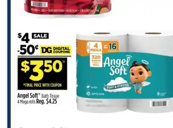Dollar General Angel Soft Bath Tissue offer