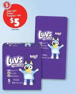 Family Dollar Luvs Diapers offer