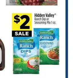 Dollar General Hidden Valley Ranch Dip or Seasoning Mix 1 oz offer