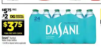 Dollar General Dasani offer