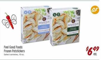 Sprouts Farmers Market Feel Good Foods Frozen Potstickers offer