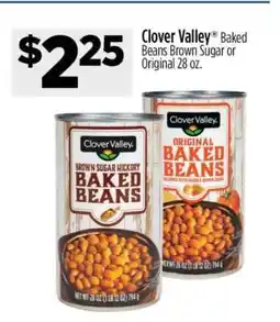 Dollar General Clover Valley Baked Beans offer
