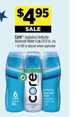 Dollar General Core Hydration Perfectly Balanced Water 6 pk offer