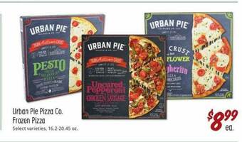Sprouts Farmers Market Urban Pie Pizza Co. Frozen Pizza offer