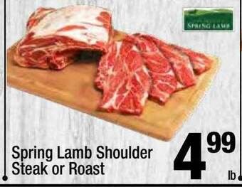 Super King Markets Spring Lamb Shoulder Steak Or Roast offer