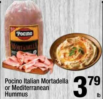 Super King Markets Pocino Italian Mortadella Or Mediterranean Hummus offer