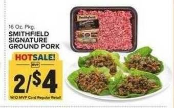 Food Lion Smithfield Signature Ground Pork offer