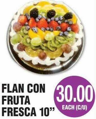 Carnicerias Jimenez Flan Con Fruta Fresca 10 offer