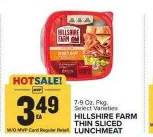 Food Lion Hillshire Farm Thin Sliced Lunchmeat offer