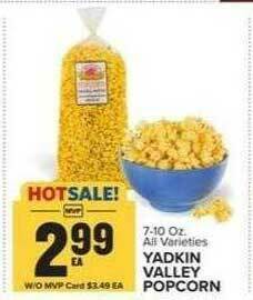 Food Lion Yadkin Valley Popcorn offer