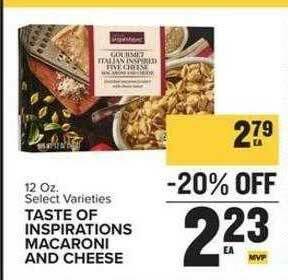 Food Lion Taste Of Inspirations Macaroni And Cheese offer