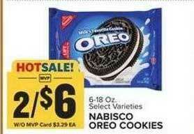Food Lion Nabisco Oreo Cookies offer