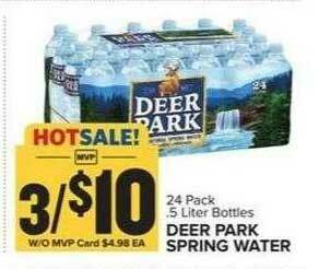 Food Lion Deer Park Spring Water offer