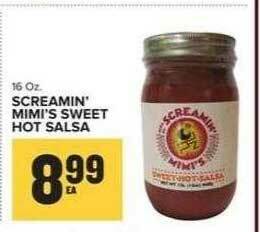 Food Lion Screamin' Mimi's Sweet Hot Salsa offer