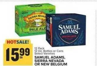 Food Lion Samuel Adams, Sierra Nevada Or New Belgium offer