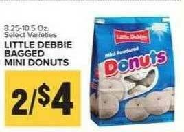 Food Lion Little Debbie Bagged Mini Donuts offer