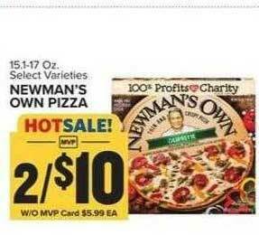 Food Lion Newman's Own Pizza offer