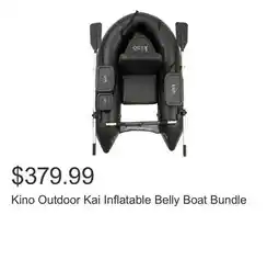 Costco Kino Outdoor Kai Inflatable Belly Boat Bundle offer