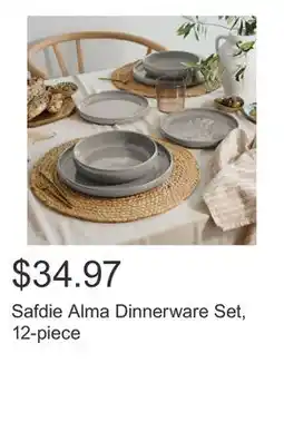 Costco Safdie Alma Dinnerware Set, 12-piece offer