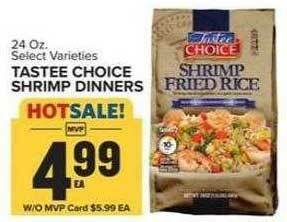 Food Lion Tastee Choice Shrimp Dinners offer