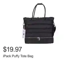 Costco iPack Puffy Tote Bag offer