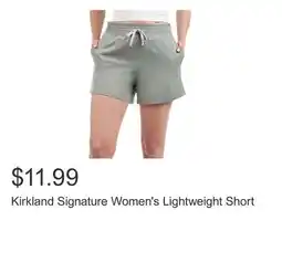 Costco Kirkland Signature Women's Lightweight Short offer