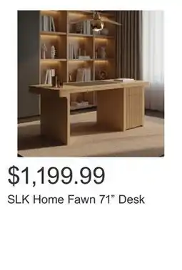 Costco SLK Home Fawn 71 Desk offer