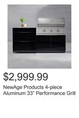 Costco NewAge Products 4-piece Aluminum 33 Performance Grill offer