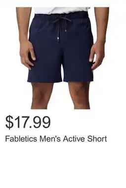 Costco Fabletics Men's Active Short offer