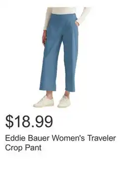 Costco Eddie Bauer Women's Traveler Crop Pant offer
