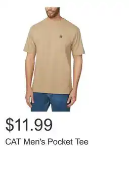 Costco CAT Men's Pocket Tee offer