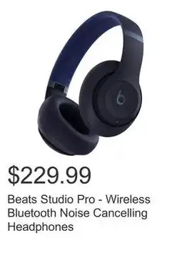 Costco Beats Studio Pro - Wireless Bluetooth Noise Cancelling Headphones offer