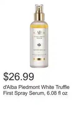 Costco d'Alba Piedmont White Truffle First Spray Serum, 6.08 fl oz offer