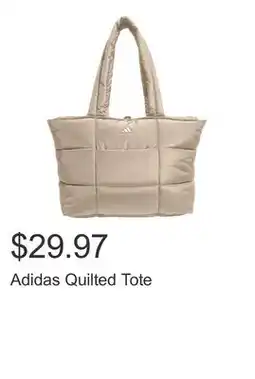 Costco Adidas Quilted Tote offer