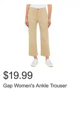 Costco Gap Women's Ankle Trouser offer