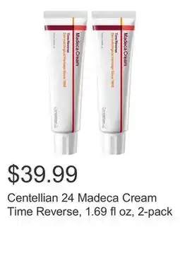 Costco Centellian 24 Madeca Cream Time Reverse, 1.69 fl oz, 2-pack offer