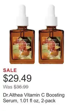 Costco Dr.Althea Vitamin C Boosting Serum, 1.01 fl oz, 2-pack offer