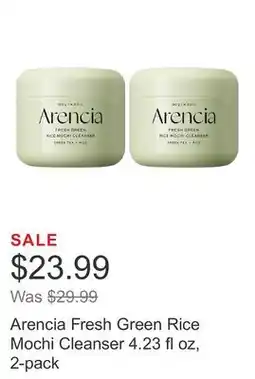 Costco Arencia Fresh Green Rice Mochi Cleanser 4.23 fl oz, 2-pack offer