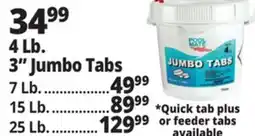 Ocean State Job Lot Pool Mate 3 Jumbo Chlorine Tabs 4 lbs offer