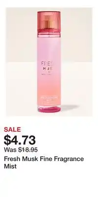 Bath & Body Works Fresh Musk Fine Fragrance Mist offer